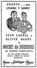 Noche De Duendes (1930) afişi