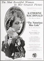 Notorious Miss Lisle (1920) afişi