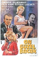 On Güzel Bacak (1964) afişi