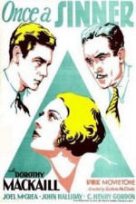 Once A Sinner (1931) afişi