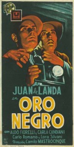 Oro Nero (1942) afişi