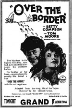 Over The Border (1922) afişi