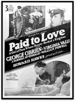Paid To Love (1927) afişi