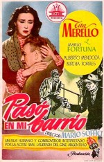 Pasó En Mi Barrio (1951) afişi