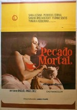 Pecado mortal (1977) afişi
