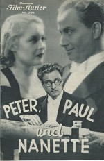 Peter, Paul Und Nanette (1935) afişi