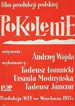 Pokolenie (1955) afişi