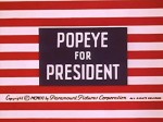 Popeye For President (1956) afişi