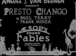 Presto-chango (1929) afişi