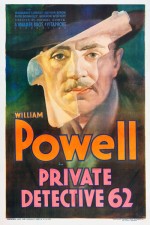 Private Detective 62 (1933) afişi
