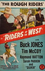 Riders Of The West (1942) afişi