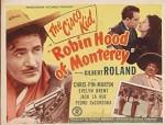 Robin Hood Of Monterey (1947) afişi