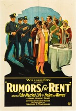 Rumors For Rent (1927) afişi