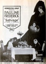Salvage (1921) afişi