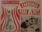 Sandunga Para Tres (1954) afişi