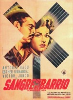 Sangre En El Barrio (1952) afişi
