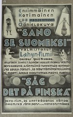 Sano Se Suomeksi (1931) afişi
