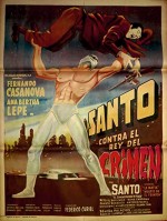 Santo Contra El Rey Del Crimen (1962) afişi