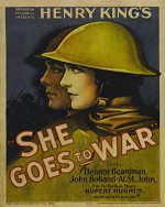 She Goes To War (1929) afişi