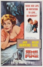 She Played With Fire (1957) afişi