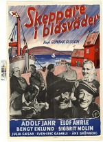 Skeppare I Blåsväder (1951) afişi