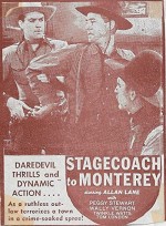 Stagecoach To Monterey (1944) afişi