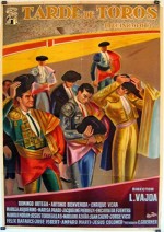 Tarde de toros (1956) afişi