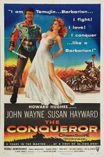 The Conqueror (1956) afişi