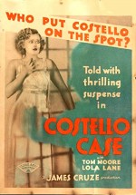 The Costello Case (1930) afişi