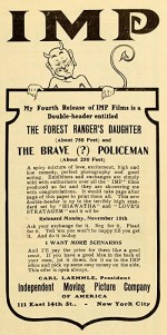 The Forest Ranger's Daughter (1909) afişi