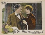 The Girl Who Wouldn't Work (1925) afişi