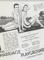 The Marriage Playground (1929) afişi