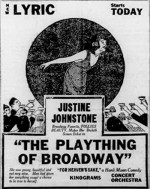 The Plaything Of Broadway (1921) afişi