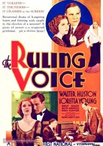 The Ruling Voice (1931) afişi