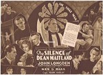 The Silence Of Dean Maitland (1934) afişi