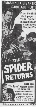 The Spider Returns (1941) afişi