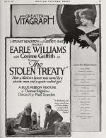 The Stolen Treaty (1917) afişi