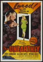 The Unearthly (1957) afişi