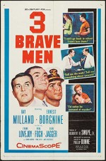Three Brave Men (1956) afişi