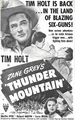 Thunder Mountain (1947) afişi