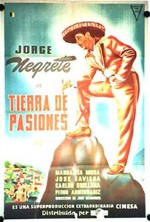 Tierra De Pasiones (1943) afişi