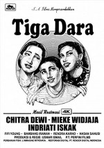 Tiga Dara (1956) afişi