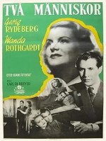 Två Människor (1945) afişi