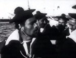 Vue prise d'une baleinière en marche (1900) afişi