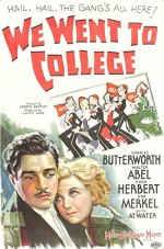 We Went To College (1936) afişi