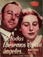 Wenn Wir Alle Engel Wären (1936) afişi