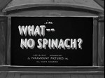 What -- No Spinach? (1936) afişi