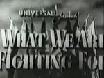 What We Are Fighting For (1943) afişi