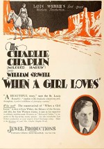 When A Girl Loves (1919) afişi