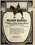 When A Man Rides Alone (1919) afişi